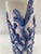 Blue Coral on White Glazed Ceramic Vase For Sale In Los Angeles - Image 6 of 9