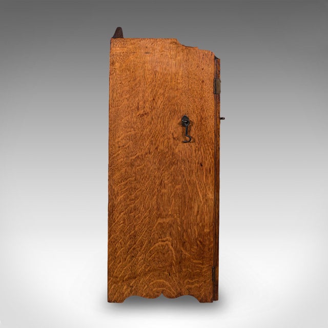 1900 - 1909 Antique Estate Gamekeeper's Cabinet, Scottish, Oak, Clerk's Cupboard, Victorian For Sale - Image 5 of 12