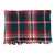 Dewey’s of Vermont 100% Plaid Wool Afghan Throw Blanket. Red and Green For Sale