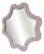Shaped Lacquered Mirror with Wavy Edges from Befos For Sale
