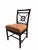 McGuire McGuire Rattan Target Back Dining Chairs Set of 4 For Sale - Image 4 of 5