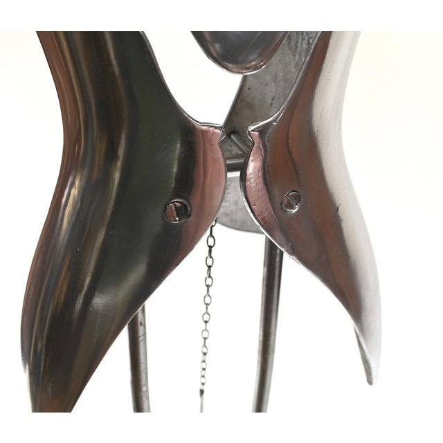 Vintage Metal Mannequins, Set of 2 For Sale - Image 6 of 11