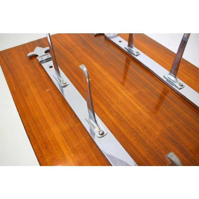 Chrome Meat Holders, Czechoslovakia, 1930s, Set of 2 For Sale - Image 3 of 12