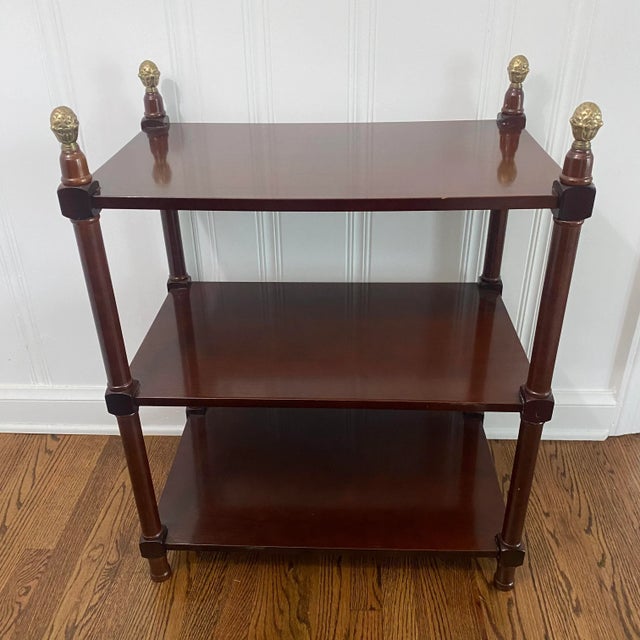 Lovely vintage tiered bar cart from The Bombay Company. This company was prolific during the 1990’s and early 2000’s,...