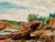 Rustic Henry Emil Salloch Original Watercolor on Paper Cap Des Rosiers, Gaspé Pq. 1957. For Sale - Image 3 of 7