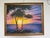 M Gordon Signed Oil Painting Tropical Sunset Seascape Ocean Landscape Framed For Sale - Image 11 of 12