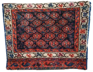1900s Hand Made Antique Persian Malayer Bag Face