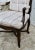 Vintage Carved French Style Bergere Chair W/Cane Backing For Sale - Image 4 of 12
