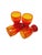 1970s Postmodern Juice Set from Barbara Glassworks, Poland, 1970s, Set of 4 For Sale - Image 5 of 10