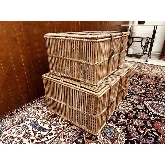 Small case: Width: 62 cm Depth 47 cm Height: 42 cm Big case: Width: 78 cm Depth 56 cm Height: 38 cm