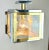 Mid-Century Modern 1960’s Mid Century Modern Sonneman Cube Chrome / Brass Ceiling Light Fixture For Sale - Image 3 of 12