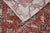 Red 1970s Contemporary Style Floral Design Red Handmade Oushak Rug For Sale - Image 8 of 9