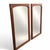 Mid-Century Modern Pair of Brown-Saltman Mid-Century Modern Walnut Wall Mirrors, 1950s For Sale - Image 3 of 14
