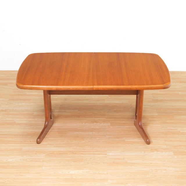 Wood 1970s Danish Extending Dining Table by Am Mobler For Sale - Image 7 of 10