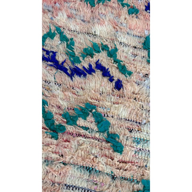 1980s Handknotted Moroccan Rug - 3'9" X 7'10" Ft For Sale - Image 9 of 10