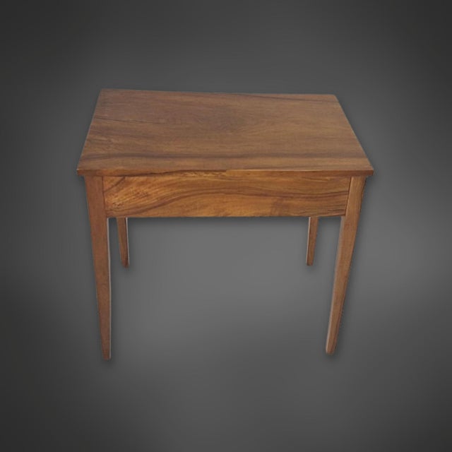 Rectangular Biedermeier Table in Walnut, 1820s For Sale - Image 3 of 10
