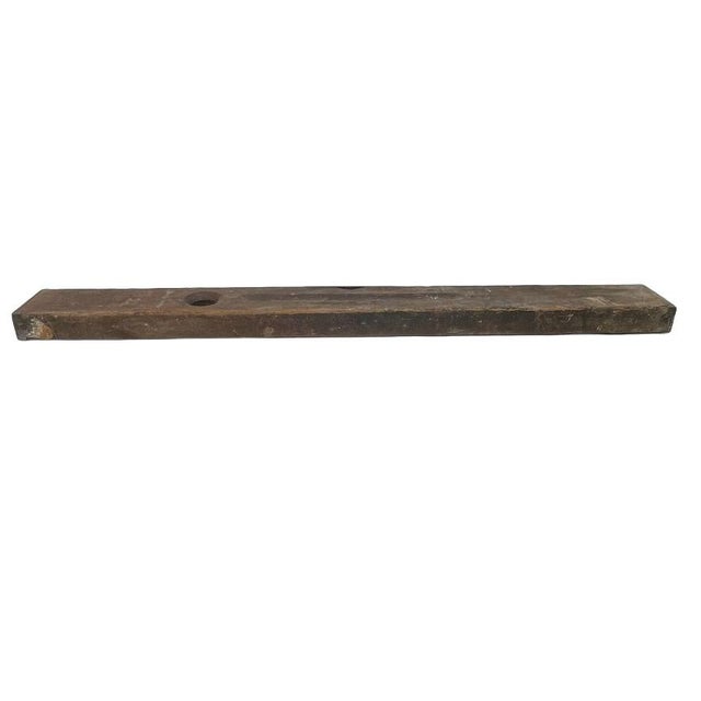 Early 19th Century Stanley Primitive Wooden Metal Ends Bubble Level For Sale - Image 13 of 13