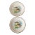 Vintage French Porcelain Fish Plates- Set of 2 For Sale
