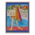 "Towel Man" Figurative Abstract Poolside Swimmer, Aqua Culture Series by Marc Foster Grant For Sale