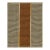 Rug & Kilim’s Contemporary Kilim in Beige-Brown and Orange Textural Stripes For Sale