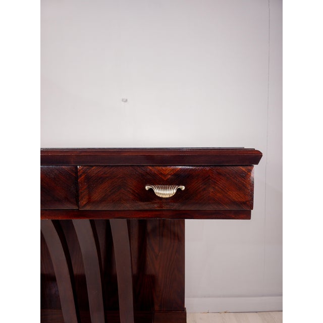Mid-Century Italian Console attributed to Osvaldo Borsani, 1940s For Sale - Image 14 of 18