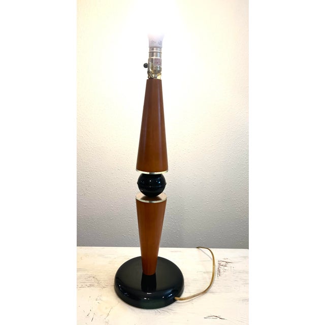Mid-Century Modern Mid-Century Modern Atomic Table Lamp For Sale - Image 3 of 5