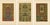 Racinet, Renaissance Grotesque Ornament, 1873, Chromolithographs, Set of 3 For Sale