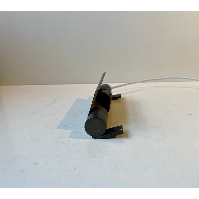 Louis Poulsen Tube Wall Light in Brass from Louis Poulsen, 1930s For Sale - Image 4 of 9