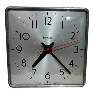 1960s Simplex Electric School Wall Clock