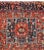 Persian 1940s Persian Red Navy Blue Geometric Tribal Karaja Small Rug For Sale - Image 3 of 5