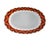 Modern 1970's Modern Rosenthal Thomas Serving Platter German Porcelain Plate Orange 11" For Sale - Image 3 of 6