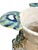 Vintage Italian Earthenware Vase With Stylized Peacock Feather Design For Sale - Image 6 of 15
