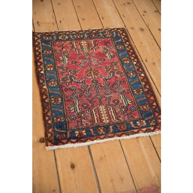 Vintage Lilihan Square Rug Mat - 1'11" x 2'6" For Sale - Image 10 of 10