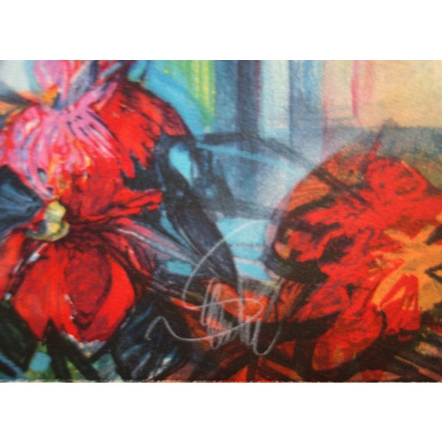 Jean-Baptiste Valadie, Nude with Dahlias, Lithograph For Sale - Image 4 of 6