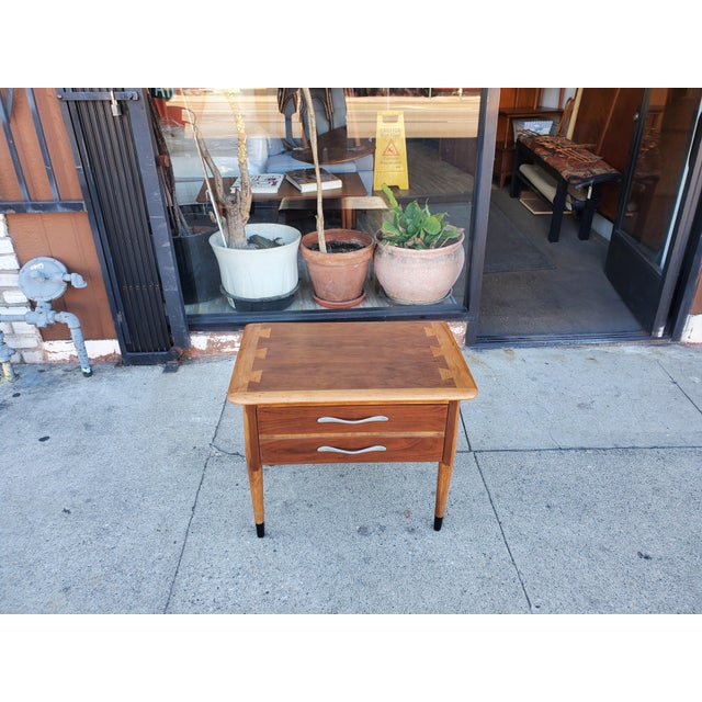Vintage mid-century style, LANE night stand or side table. Made by the iconic LANE fro Altavista Virgina, made out of...