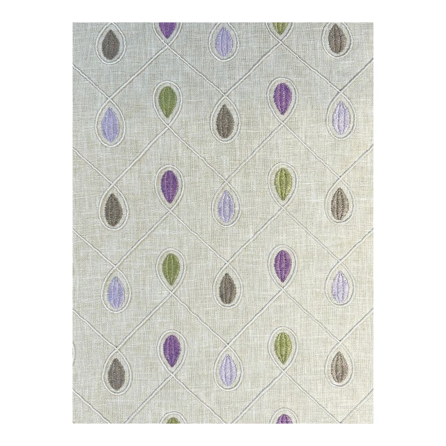 CLarke & Clarke "Healey” Embroidery– 9.25 Yards For Sale
