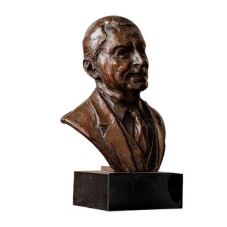 Bronze Bust of a Man For Sale