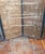 Antique White 19th Century Victorian White and Blue Painted Wire and Metal Towel Drying Rack For Sale - Image 8 of 16