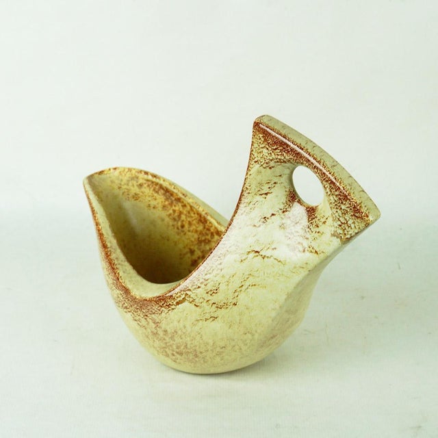 1960s Midcentury Italian Ceramic Pitcher by Roberto Rigon for Bertoncello, 1960s For Sale - Image 5 of 9