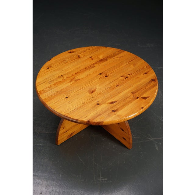Brown Semicircle Coffee Table, 1970s For Sale - Image 8 of 13