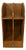 Vintage Oak One Drawer, 4 Slot, Desktop Organizer File Box For Sale
