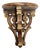Art Nouveau German Wooden Shelf, 1950s For Sale