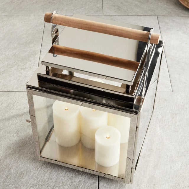 Adwin Outdoor Lantern Large For Sale - Image 4 of 5