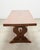 Country French Provincial Oak Trestle Farmhouse Dining Table 8 Ft For Sale - Image 15 of 18