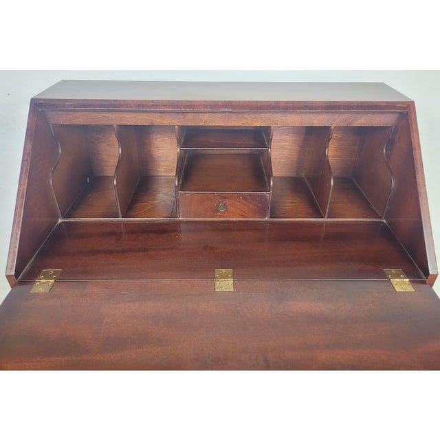 Vintage Secretaire in Mahogany, 1950 For Sale - Image 10 of 18