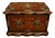Cigar Case in Burl Wood and Decorative Bronze For Sale