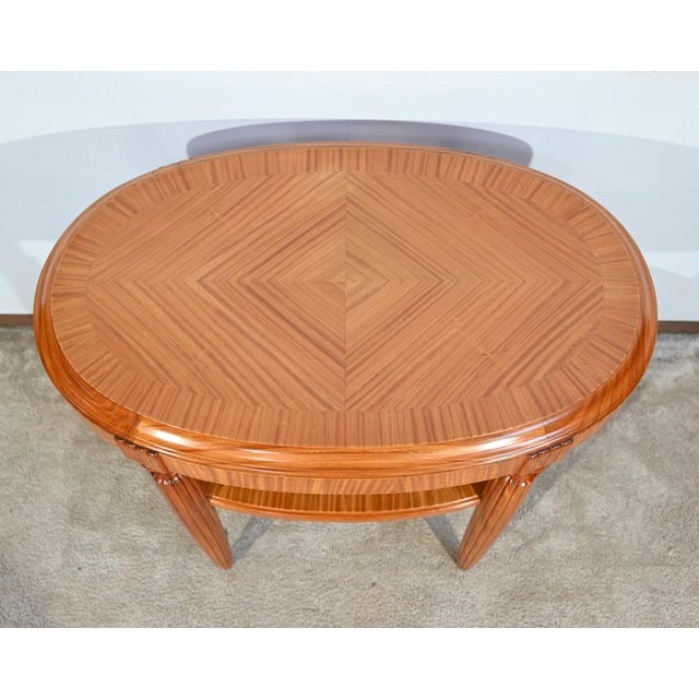 Small Art Deco Light Mahogany Table, 1930s For Sale - Image 4 of 18