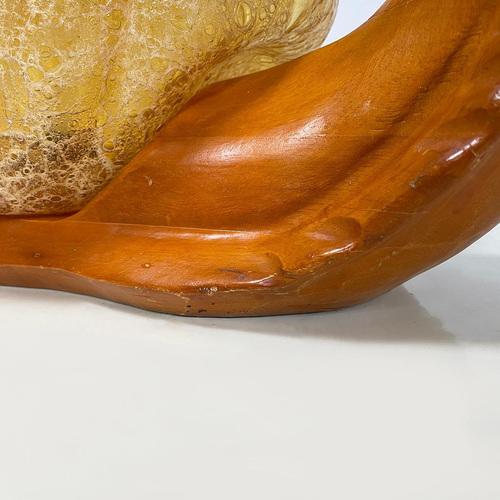 Mid-Century Modern Italian Table Lamp Snail Marzio Cecchi Dimensione Fuoco, 1960s For Sale - Image 12 of 17