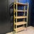 Vintage Open Back Shelf Unit with Bent Cane For Sale - Image 6 of 6