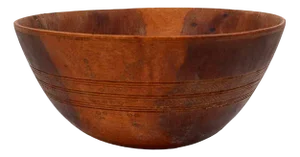 Large Carved Tribal Wooden Bowl